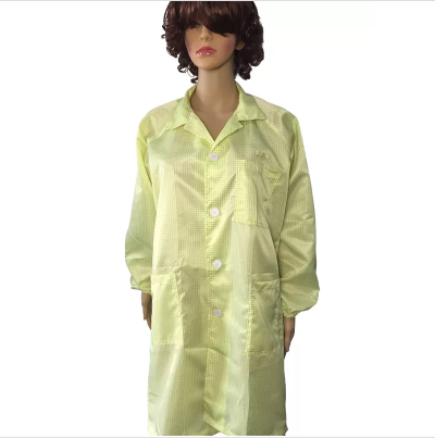 Anti Static Lab Coat Lightweight For ESD Protected Areas