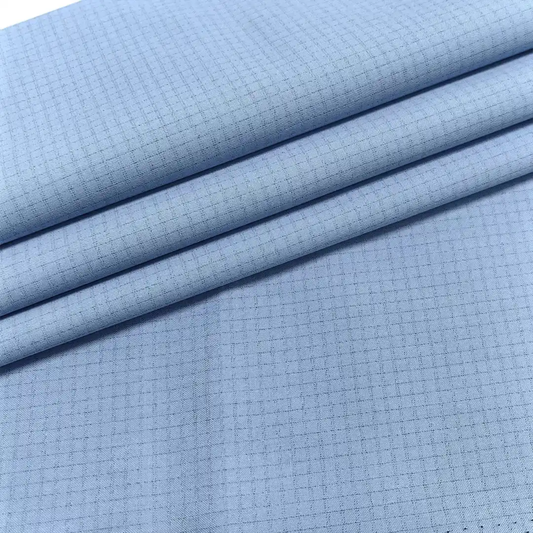 Close-up view of anti-static fabric, a crucial component for protecting sensitive electronic components