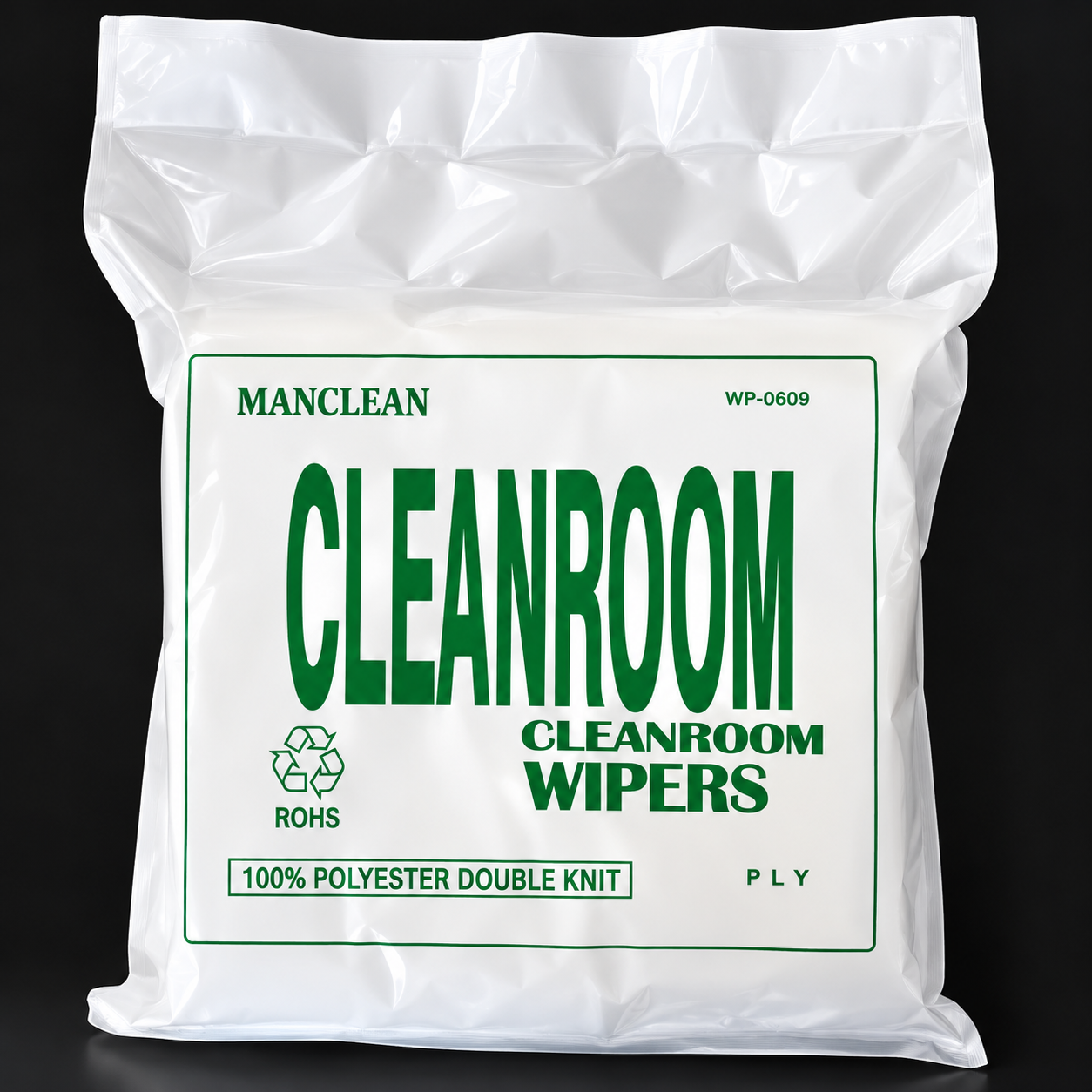 Double knitted Polyester Cleaning Room Wipers