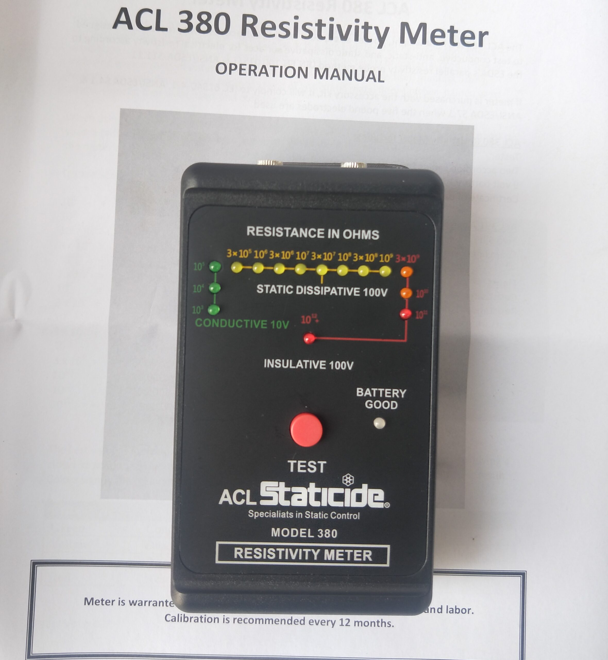 Static Electricity Tester